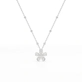 3.29 CT Pear Cut Lab Diamond Pendant